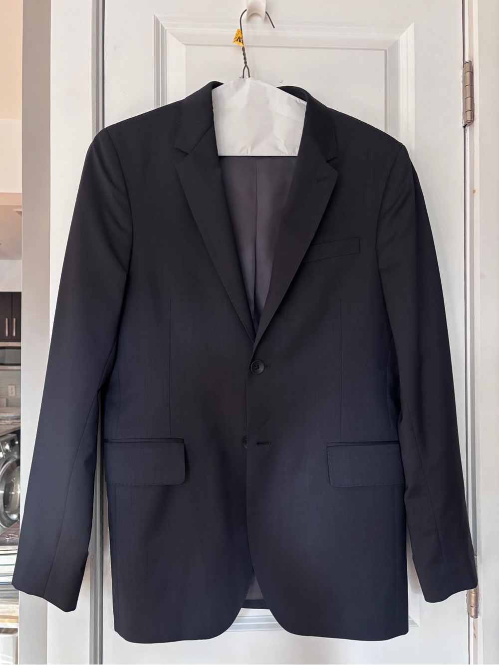 rag & bone gray wool Men's Two-Button Suit Jacket